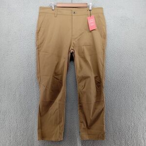 Mountain Hard‎ Wear Pants Mens 38x30 Beige Khaki AP Hiking Climbing Roll Up Cuff